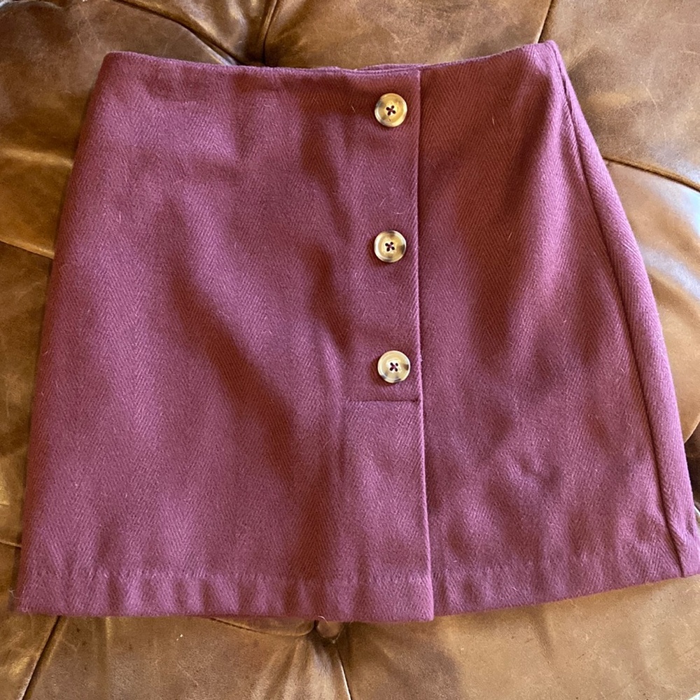 GB Girls burgundy skirt